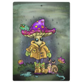 Regenachtige Vrienden Klembord (Achterkant)