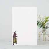 Regenbank Mode - herenman #6 Briefpapier (Staand voorkant)