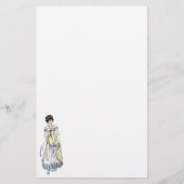 Regenbank Mode — Lady #1 Briefpapier (Voorkant)