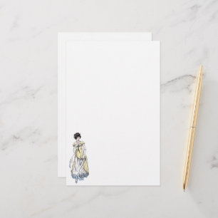 Regenbank Mode — Lady #1 Briefpapier