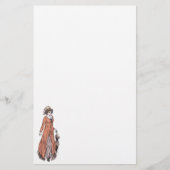 Regenbank Mode — Lady #2 Briefpapier (Voorkant)