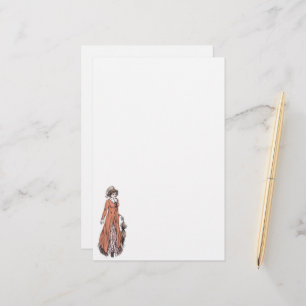 Regenbank Mode — Lady #2 Briefpapier