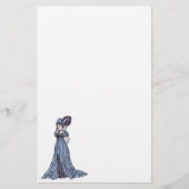 Regenbank Mode — Lady #3 Briefpapier (Voorkant)