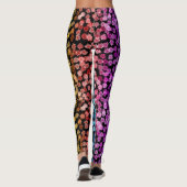 Regenboem Bloemen Leggings (Achterkant)