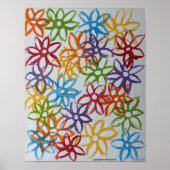 Regenboem Bloemen - Print (Voorkant)
