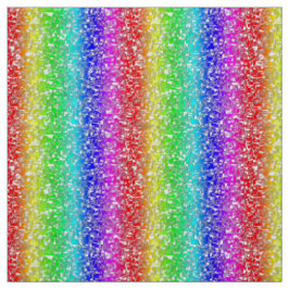 Regenbogen abstraktes weißes Stoffmuster Stof
