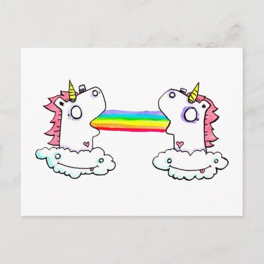 Regenbogen apart door Emi Boz Briefkaart (Voorkant)