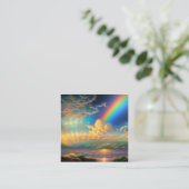 Regenbogen behoren tot de mooiste en ontzag-insp vierkante visitekaartje (Staand voorkant)