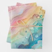 Regenbogen & Bellen Cadeaupapier Vellen (In situ)