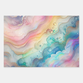 Regenbogen & Bellen Cadeaupapier Vellen