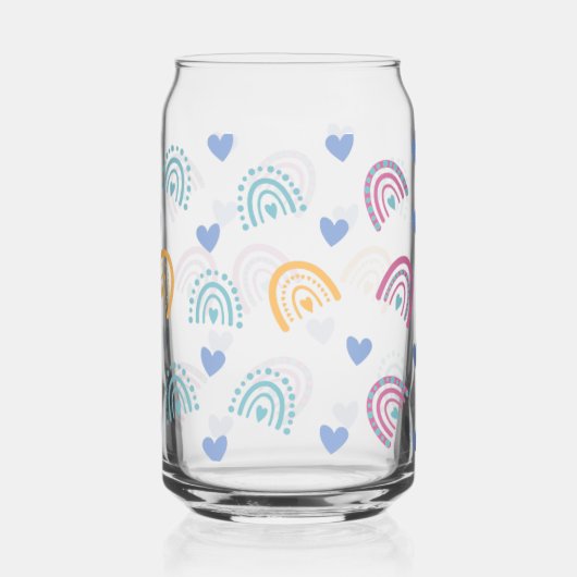 Regenbogen Blikvorm Glas (Achterkant)