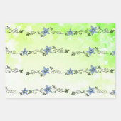 Regenbogen Blüten Packpapier Blatt Inpakpapier Vel (Voorkant 2)