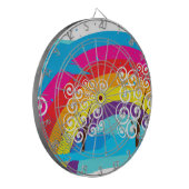 Regenbogen Dartbord (Voorkant Links)