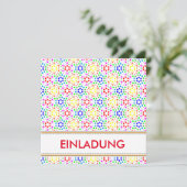 Regenbogen Einladung Kaart (Staand voorkant)