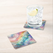 Regenbogen en Bellen Papier & Feestborden Kartonnen Onderzetters (Insitu)