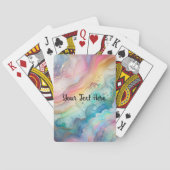 Regenbogen en Bellen Pokerkaarten (Achterkant)