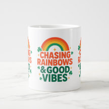 Regenbogen en goede vibes najagen St. Paddy's dag