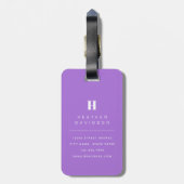 Regenbogen en Harten Bagage Label (Achterkant verticaal)