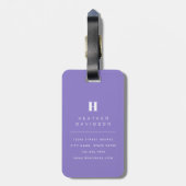 Regenbogen en Harten Bagage Label (Achterkant verticaal)