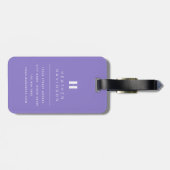 Regenbogen en Harten Bagage Label (Achterkant horizontaal)
