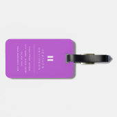 Regenbogen en Harten Bagage Label (Achterkant horizontaal)