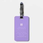 Regenbogen en Harten Bagage Label (Achterkant verticaal)