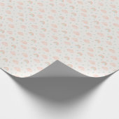 Regenbogen en Roze Wolken Patroon Cadeaupapier (Hoek)