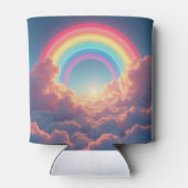 regenbogen en wolken blikjeskoeler (Achterkant)