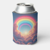 regenbogen en wolken blikjeskoeler (Blikje Achterkant)