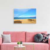 Regenbogen en zand canvas afdruk (Insitu (Woonkamer))
