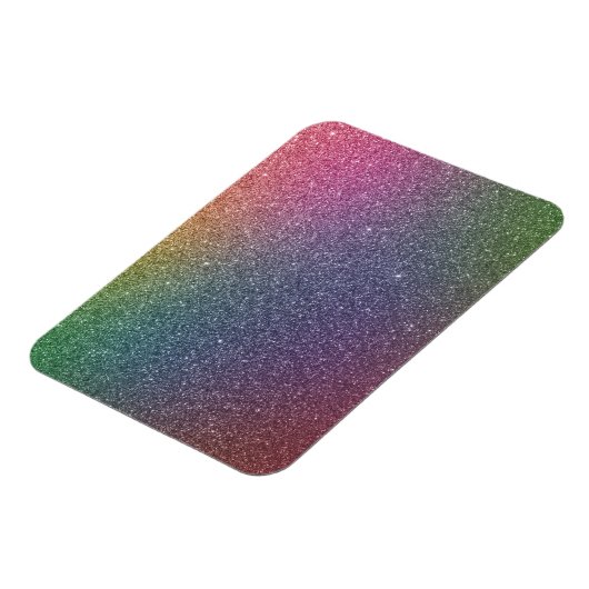 Regenbogen Glitzer Magneet (Linkerzijde)