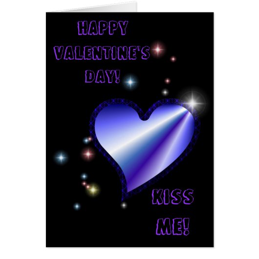 Regenbogen-Herz mit Sternchen auf schwarz (Voorkant)