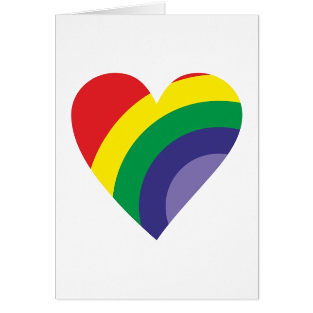 Regenbogen Herz rainbow heart (Voorkant)