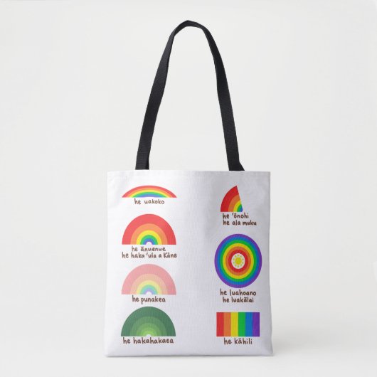 Regenbogen in Hawaï Tote Bag (Voorkant)