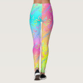 Regenbogen Love forever Leggings (Achterkant)