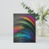 Regenbogen magisch vereint briefkaart (Staand voorkant)