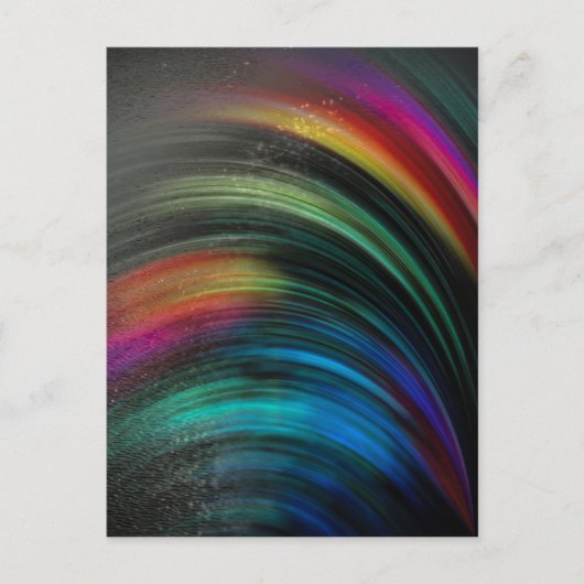 Regenbogen magisch vereint briefkaart (Voorkant)