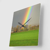 Regenbogen nach dem Sturm-Uhr! Vierkante Klok (Hoek)