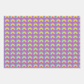 Regenbogen op knutselen en decoupage inpakpapier vel (Voorkant 3)