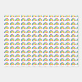 Regenbogen op knutselen en decoupage inpakpapier vel (Voorkant)