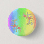 Regenbogen Ronde Button 3,2 Cm (Voorkant)