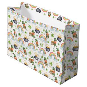 Regenbogen Shamrocks Kabouters St. Patrick's Day Groot Cadeauzakje