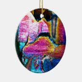 Regenbogen van steen keramisch ornament (Rechts)