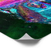 Regenbogen van steen poster (Hoek)