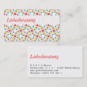 Regenbogen Visitenkarten Visitekaartje (Voorkant / Achterkant)