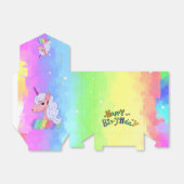 regenbogeneinhorn Geschenkschachtel Bedankdoosjes (Uitgevouwen)