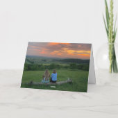 Regenbogenfarben Fröhliche Weihnachten Kaart (Achterkant)