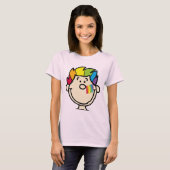 Regenbogengesicht T-shirt (Voorkant volledig)
