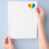Regenbogenherz Flyer (Hand)