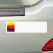 regenboog1i2 bumpersticker (Op auto)